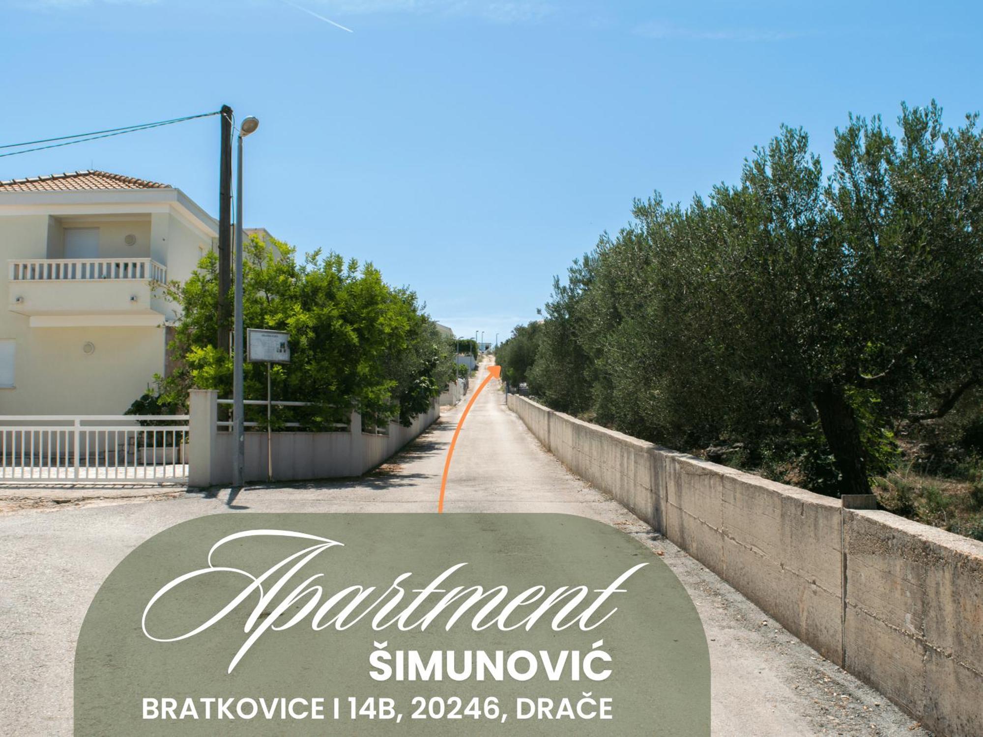 Apartment Simunovic Drače Exteriér fotografie